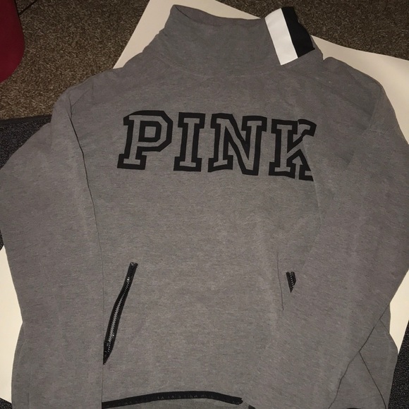 PINK turtle neck sweatshirt - Picture 1 of 2